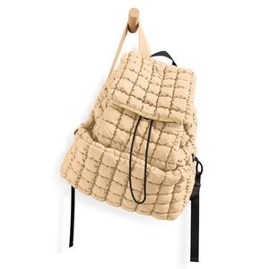 Quilted Backpack 2.0 Lhtweht Puffer Hiker Pack Drawstring >:)